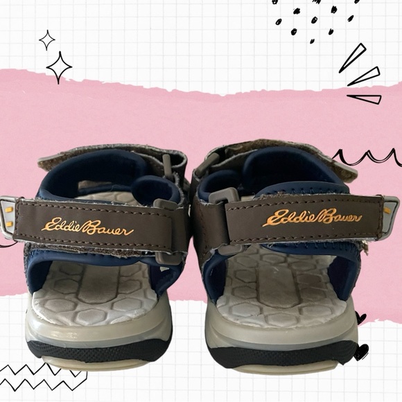 Summer toddler sandals * 8M * Eddie Bauer - Picture 4 of 6